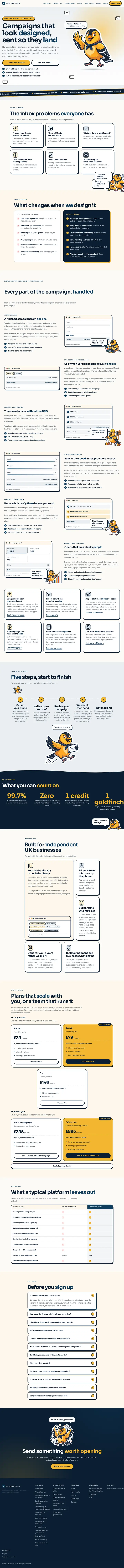 The whole home page, top to bottom